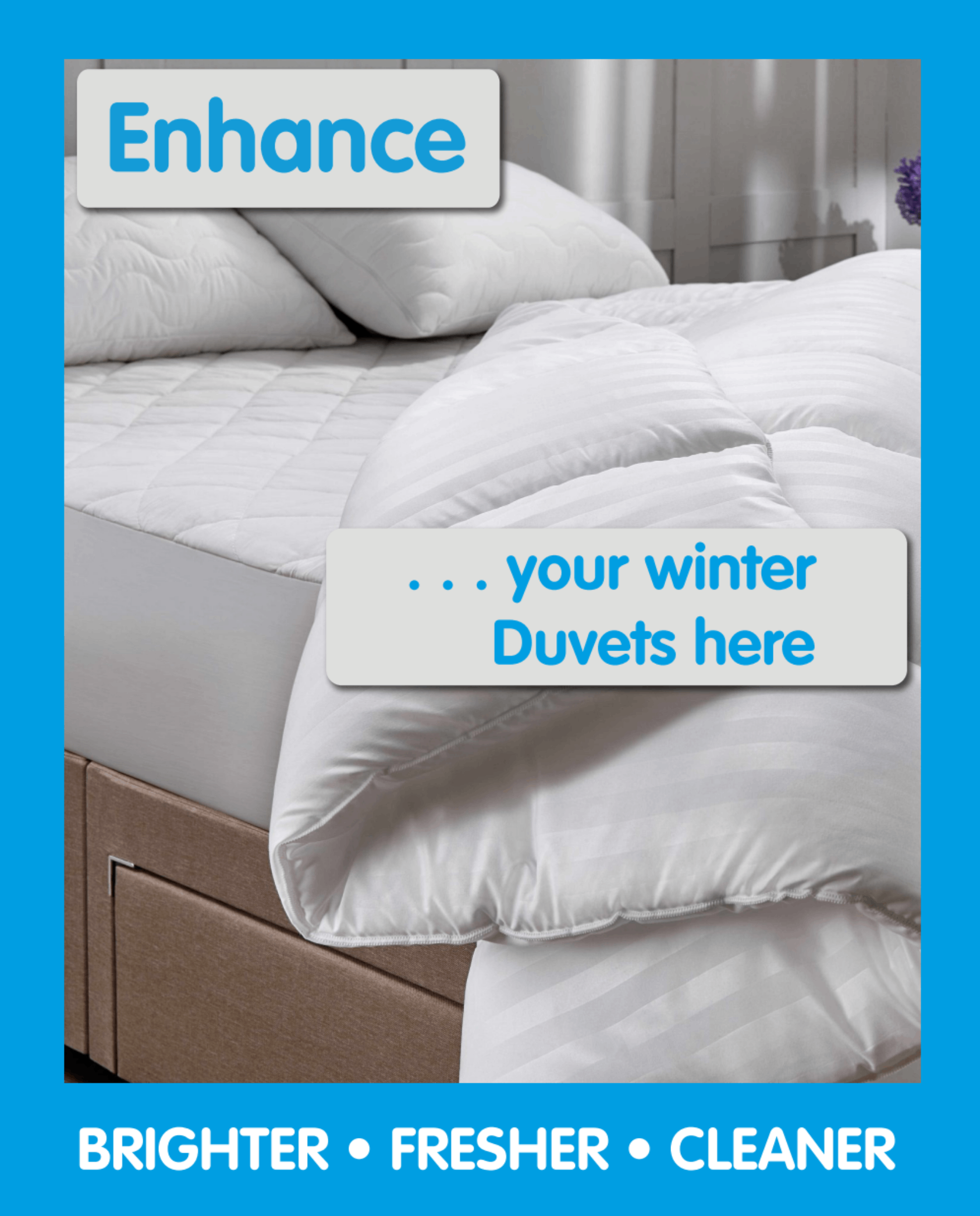 Duvet cleaning available