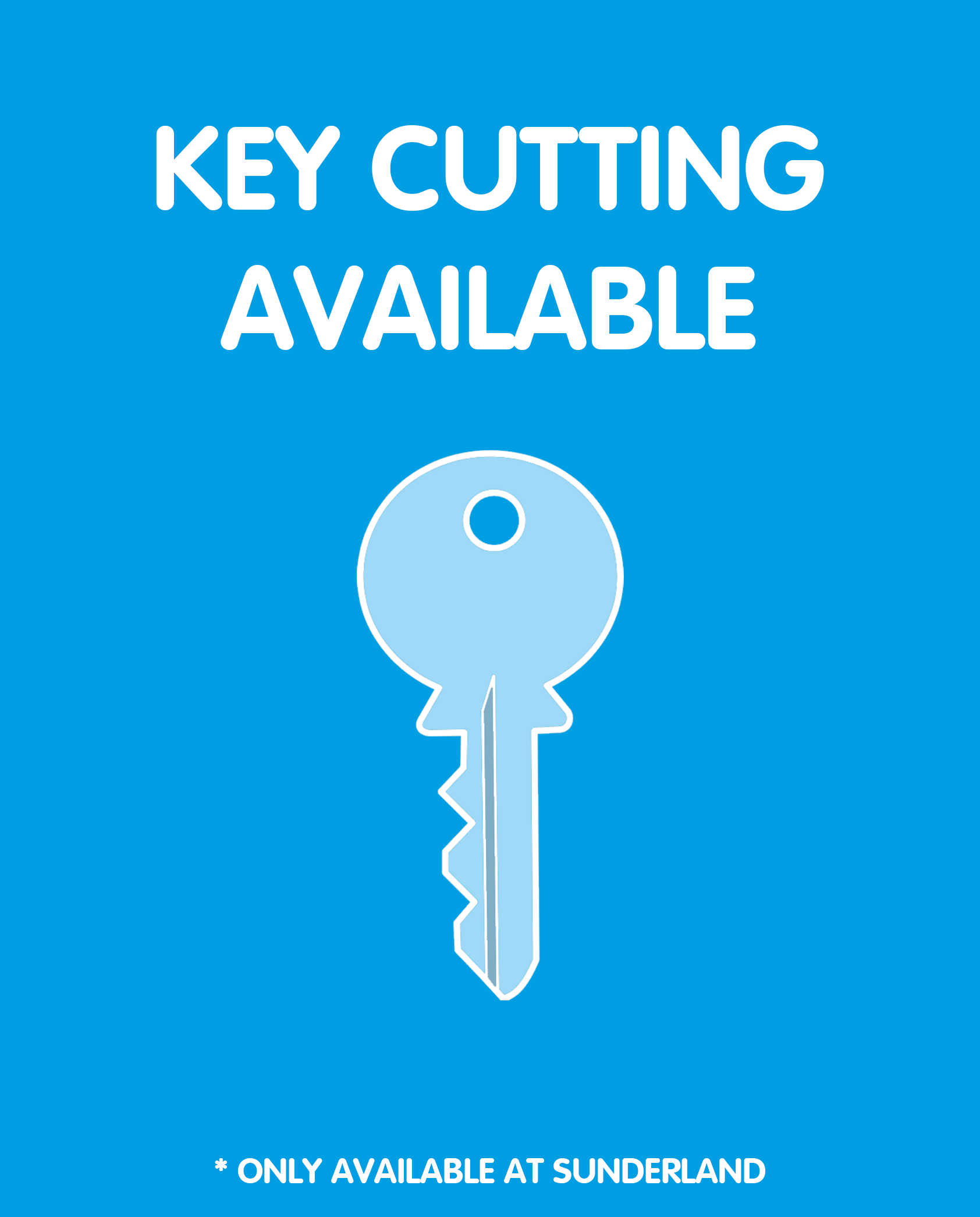 Key cutting service available